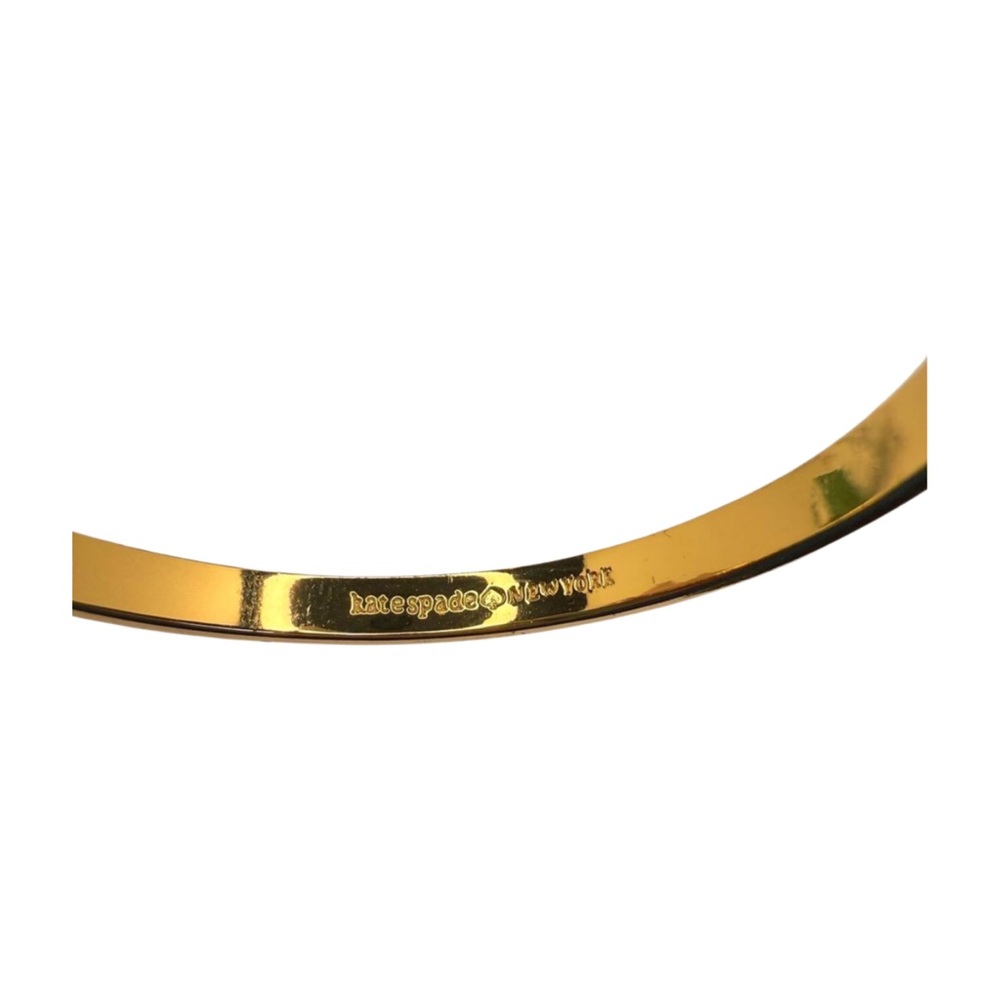 kate spade gold spade charm bangle bracelet - Picture 4 of 7